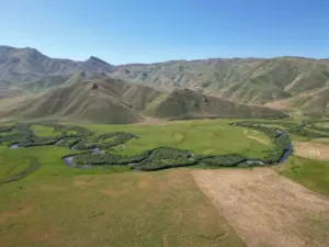 Şırnak’ta dev menderesler havadan görüntülendi