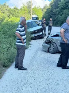 Kastamonu’da iki otomobil çarpıştı: 1 yaralı