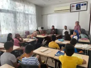 Kaymakam Gizem Bayguş’tan Kur’an Kursu öğrencilerine ziyaret